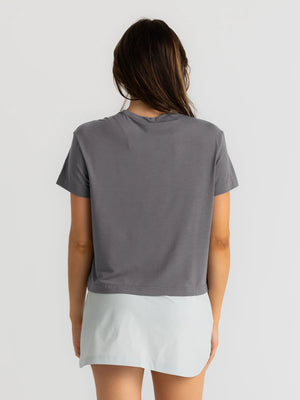 Free Fly Women's Elevate Lightweight Tee | Smoke