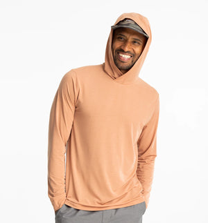 Free Fly Men's Elevate Lightweight Hoodie | Canyon Clay