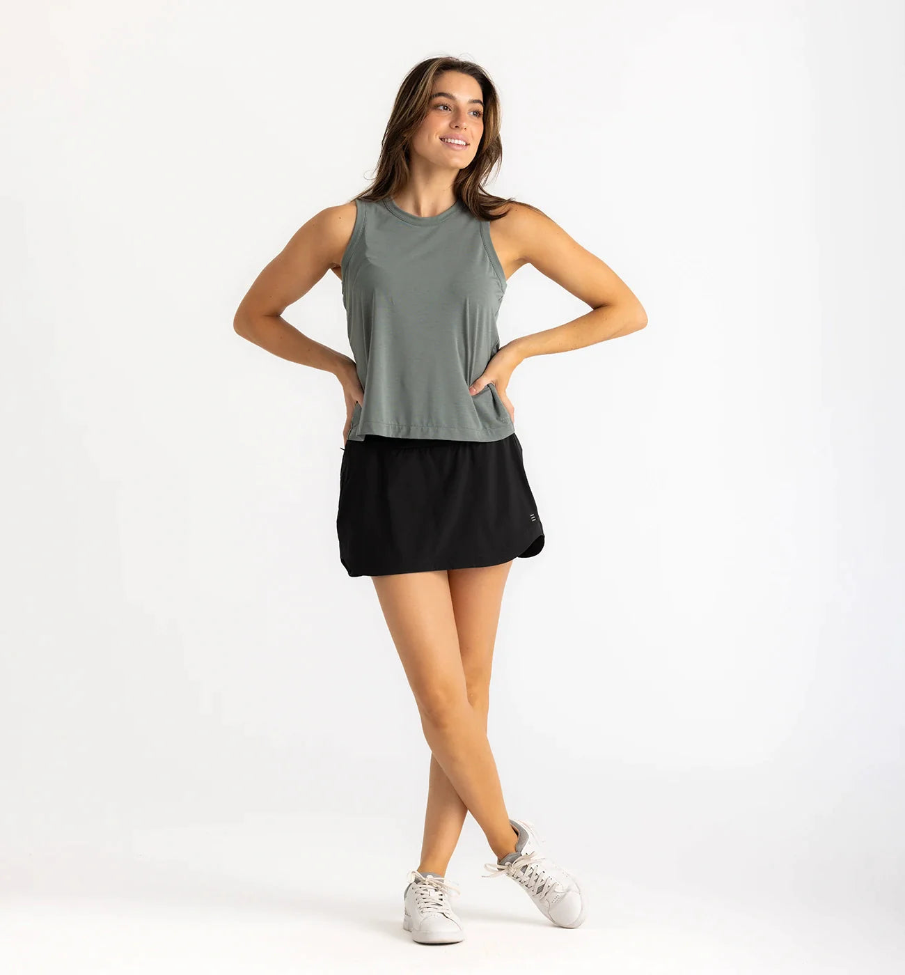 Free Fly Women's Elevate Lightweight Tank | Agave Green