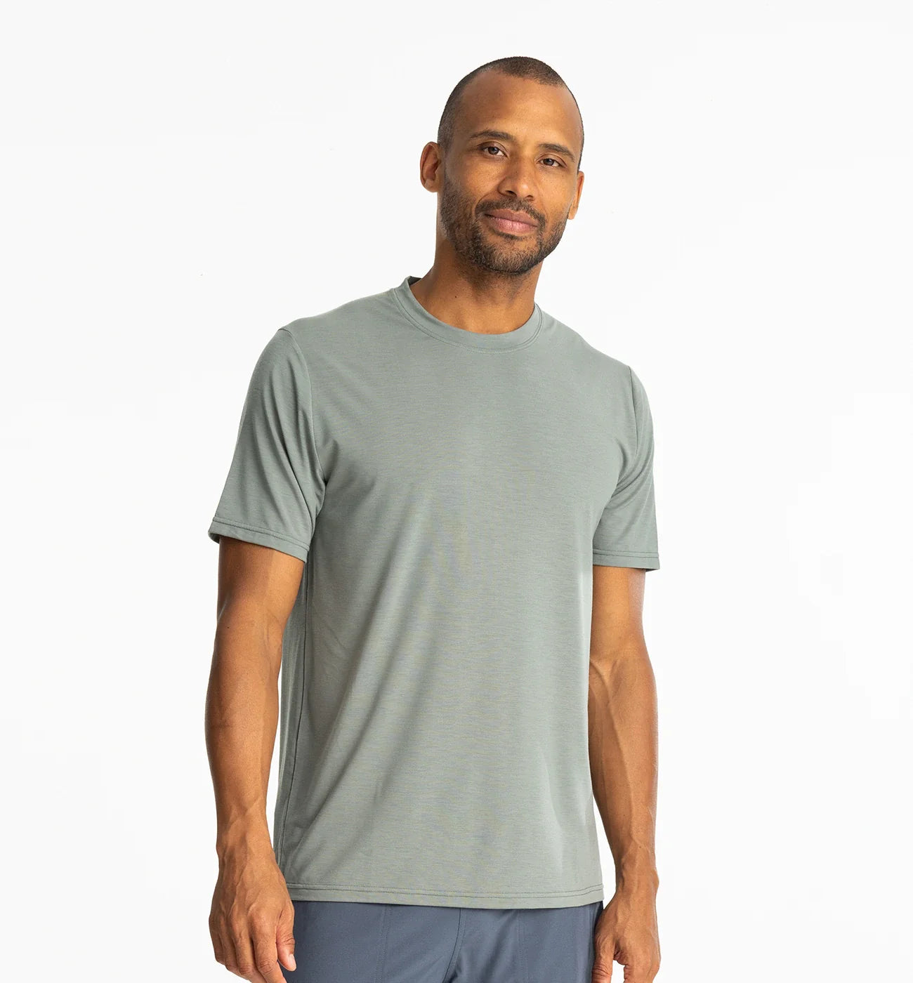 Free Fly Men's Elevate Lightweight Tee | Agave Green