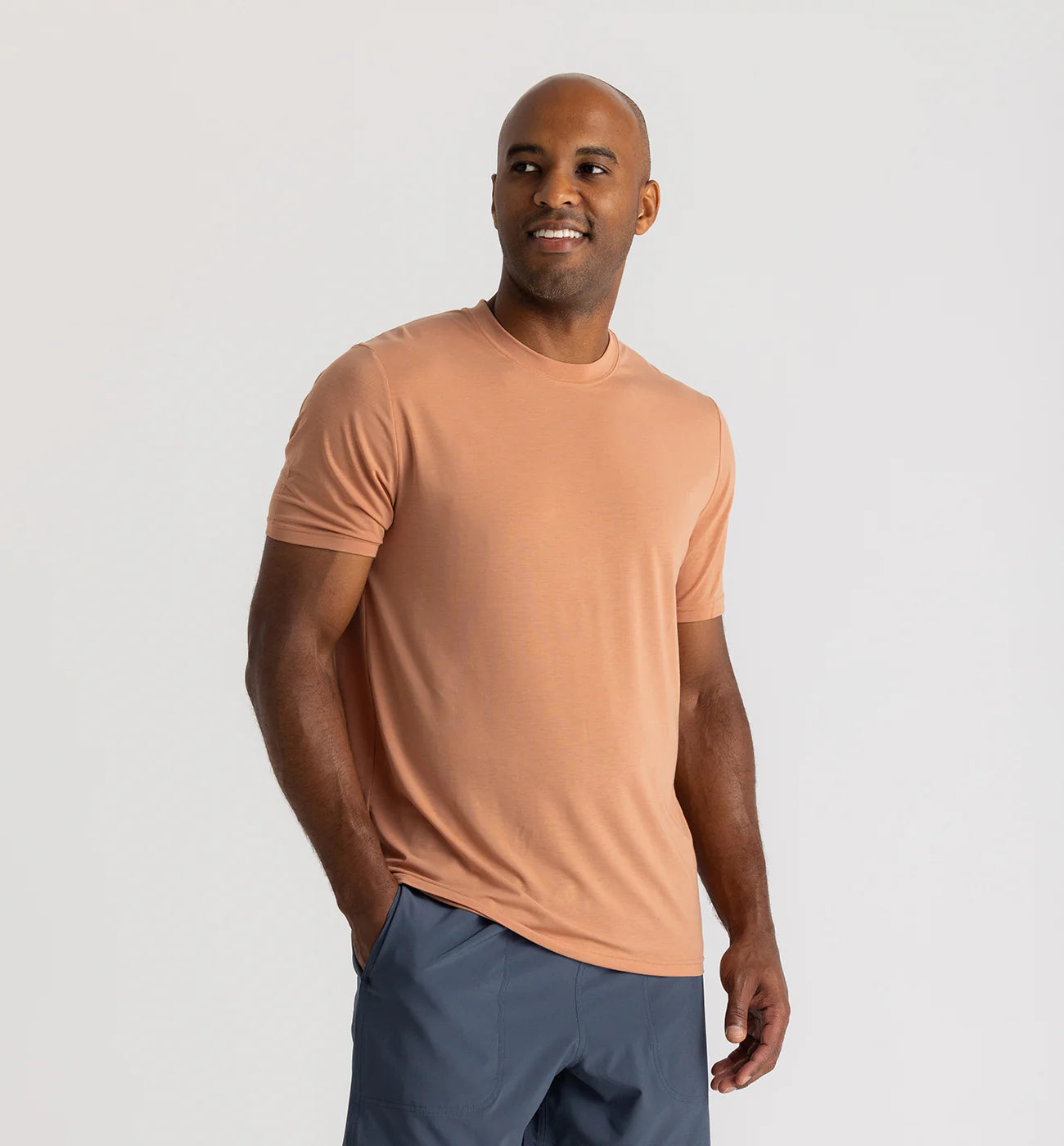 Free Fly Men's Elevate Lightweight Tee | Canyon Clay