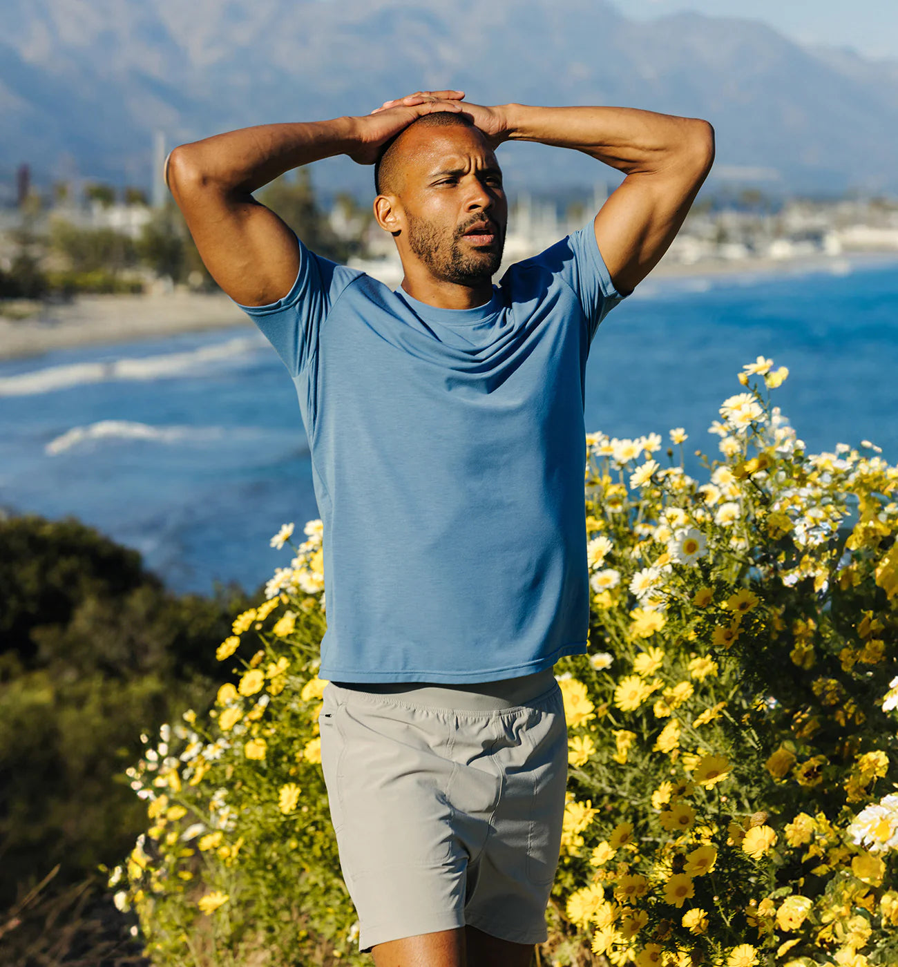 Free Fly Men's Elevate Lightweight Tee | Bluestone