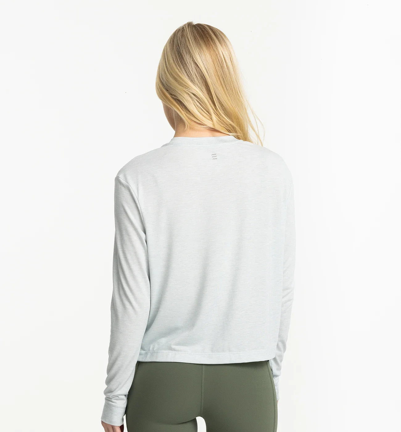 Free Fly Women's Elevate Long Sleeve | Heather Tide Pool