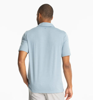 Free Fly Men's Elevate Polo | Blue Fog