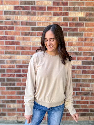 Marisa Pullover | Taupe