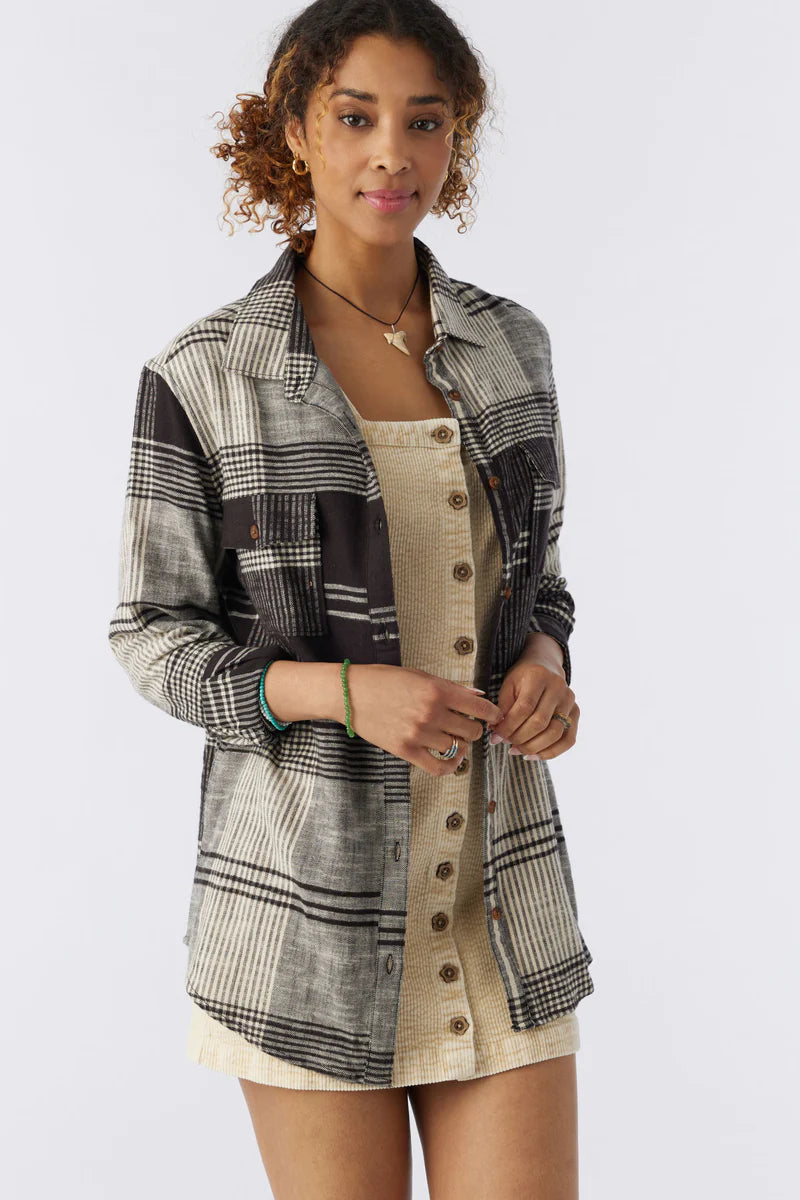 O'Neill Brooks Flannel Oversized Top