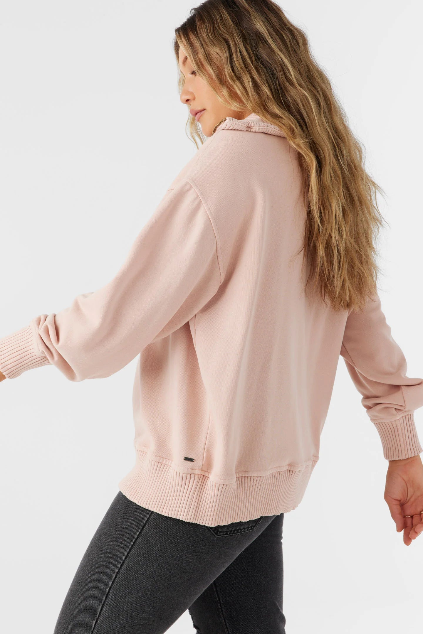 O'Neill Karma Mock Zip | Rose Dust