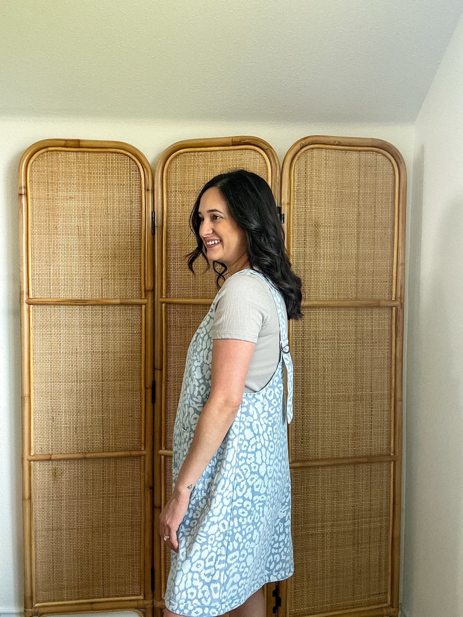 Leopard Festival Denim Dress