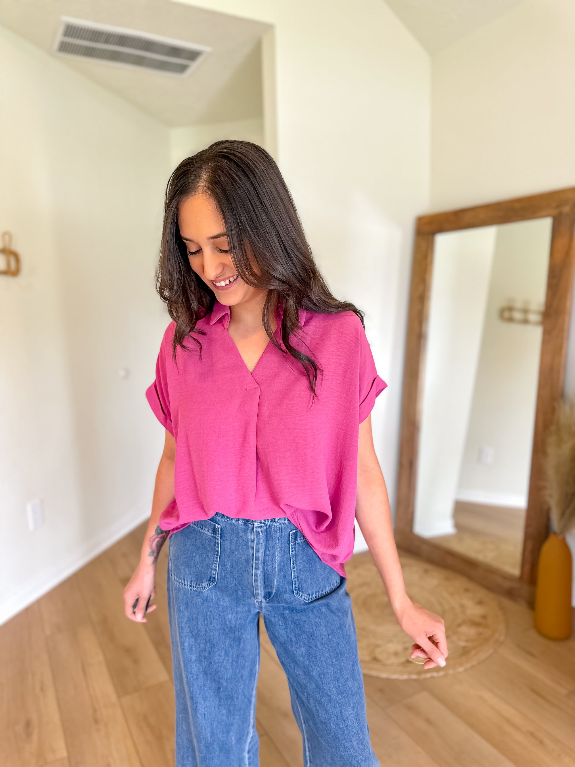 Tara Top | Mauve Pink