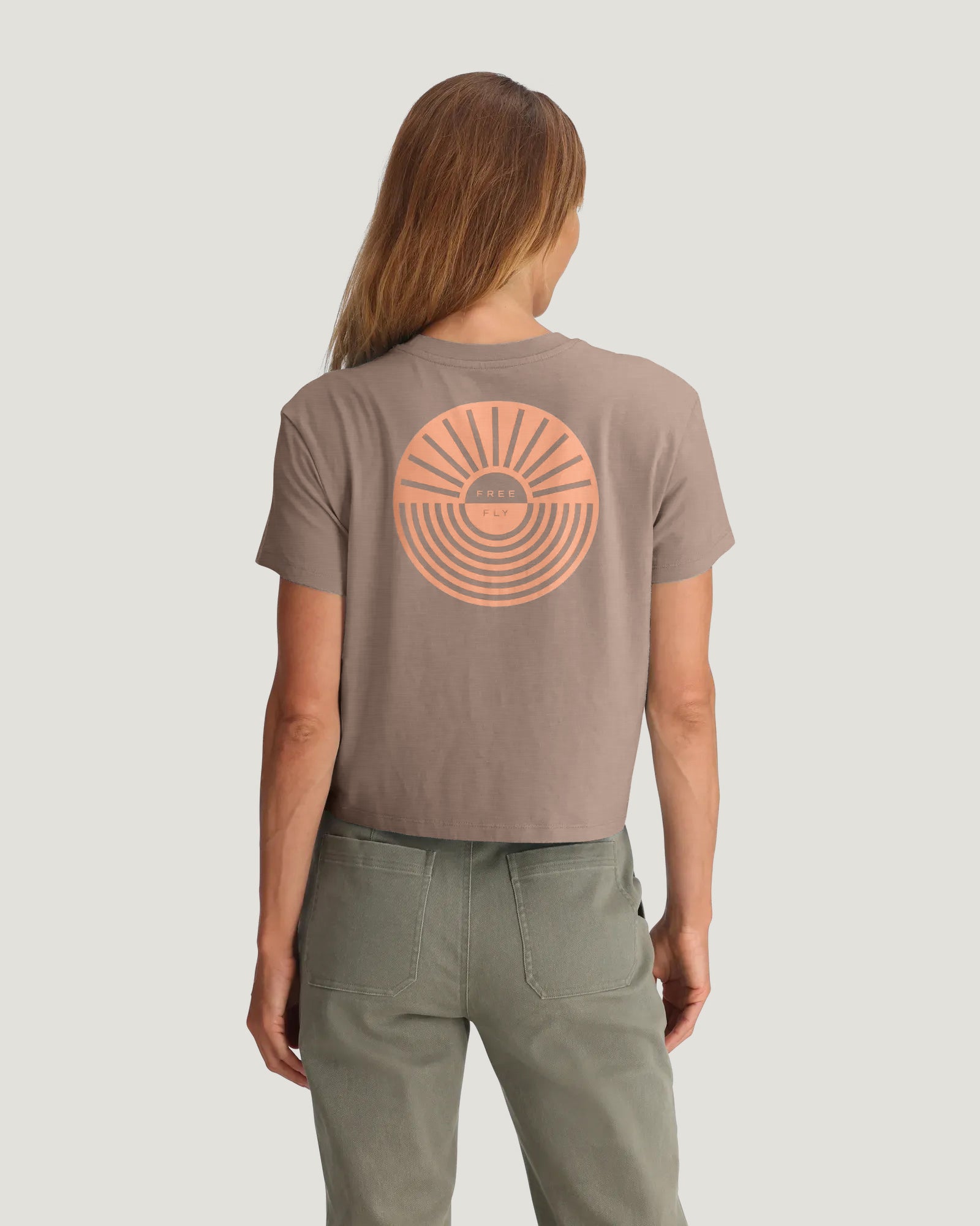 Free Fly Women's Sun Ripple Tee | Heather Fossil