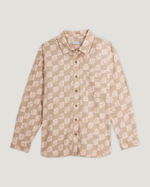 Free Fly Women's Sullivan Shirt | Sea Scallop Print