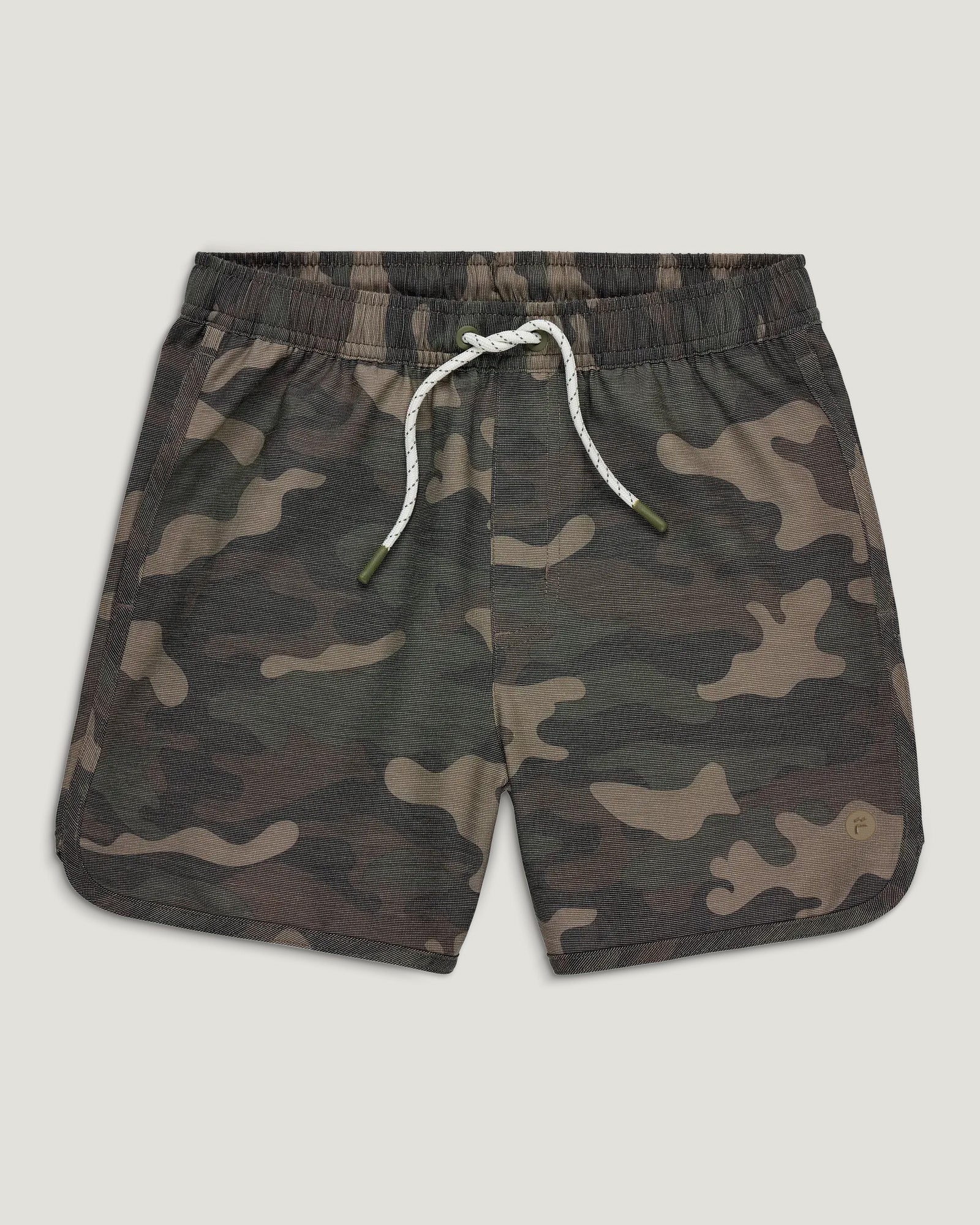 Free Fly Youth Reverb Short | Woodland Camo Print