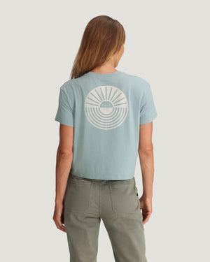Free Fly Women's Sun Ripple Tee | Ocean Mist