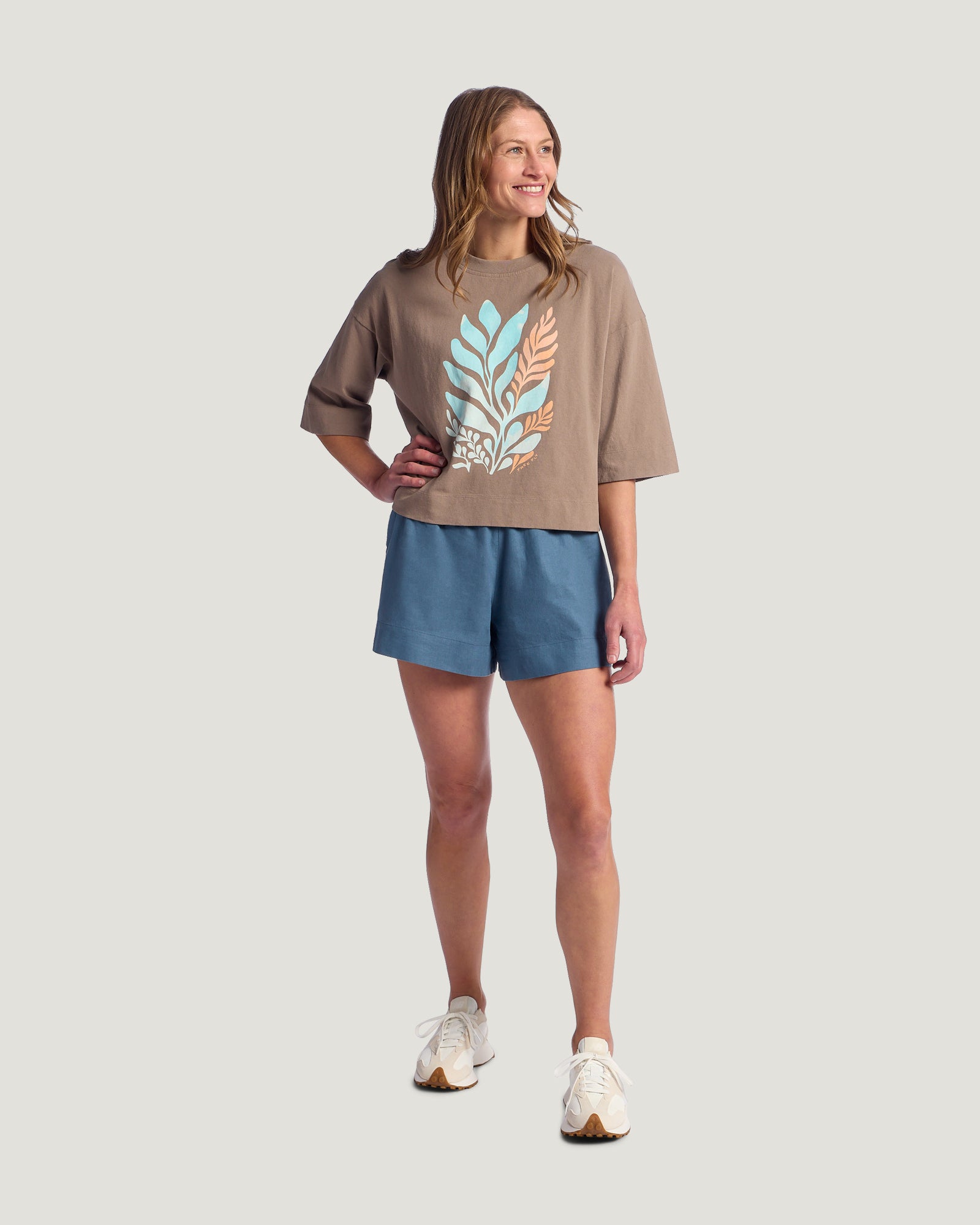 Free Fly Women's Reef Garden Tee | Fossil