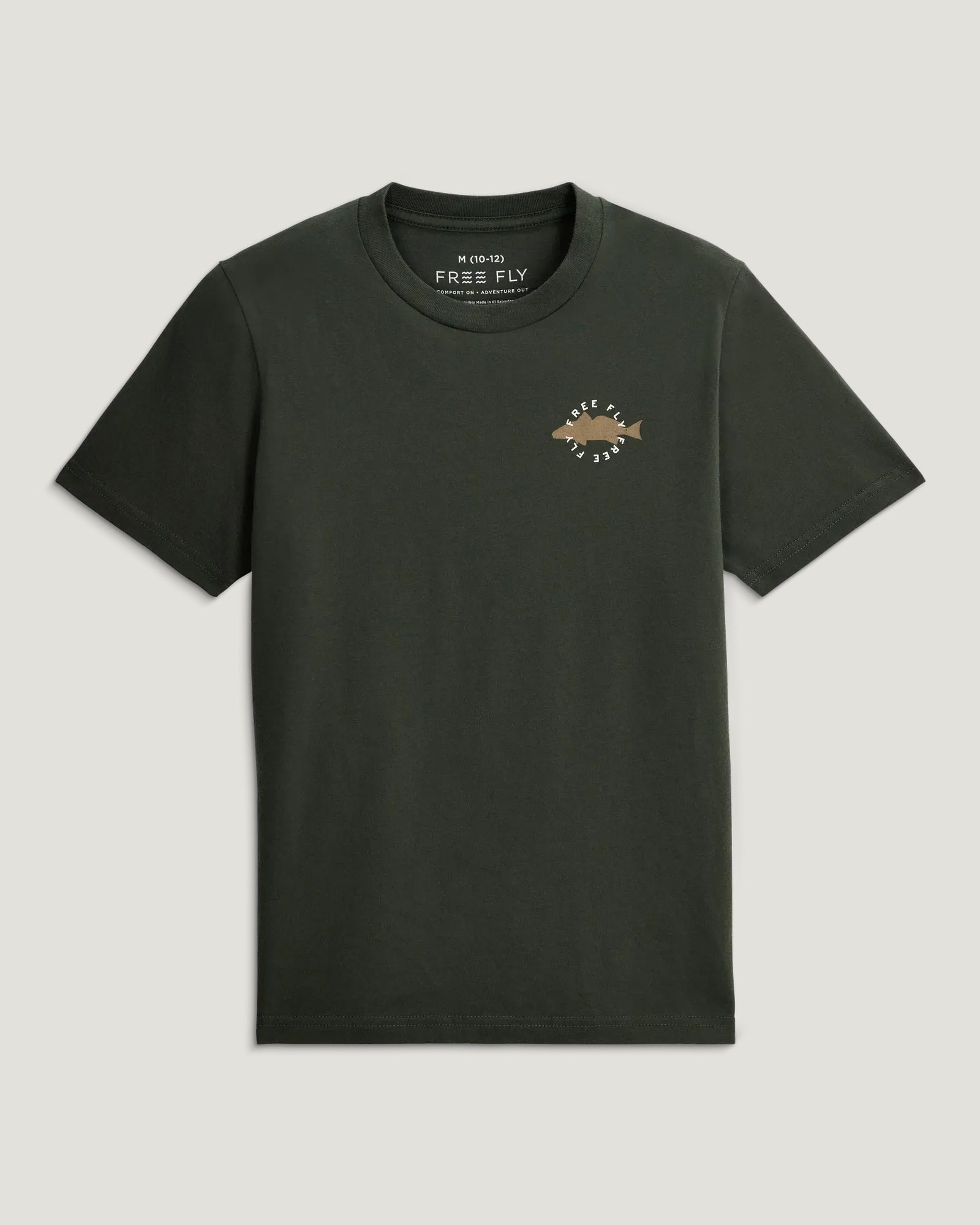 Free Fly Youth Target Species Tee | Dark Forest