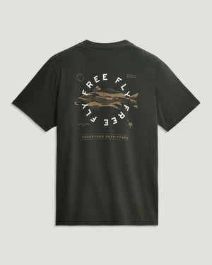 Free Fly Youth Target Species Tee | Dark Forest