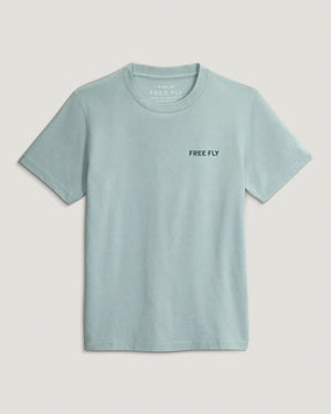 Free Fly Youth Tide Chaser Tee | Ocean Mist