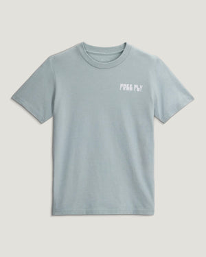 Free Fly Youth Wild Pursuits Tee | Ocean Mist