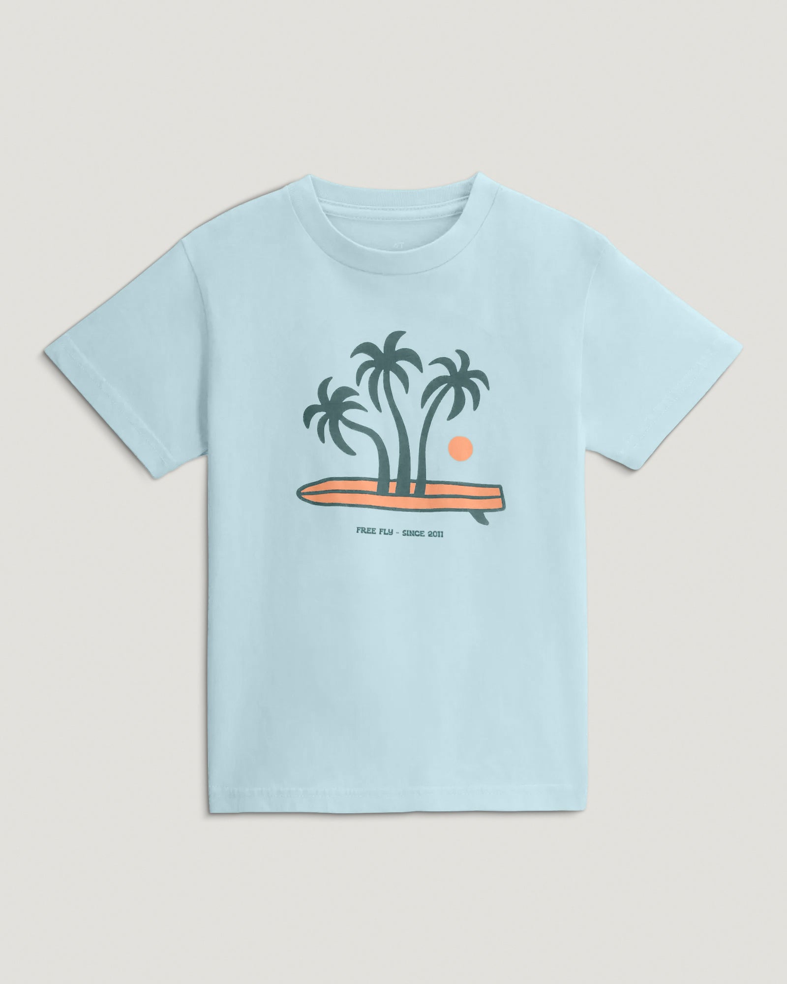 Free Fly Toddler Party Wave Tee | Heather Tropic Sea