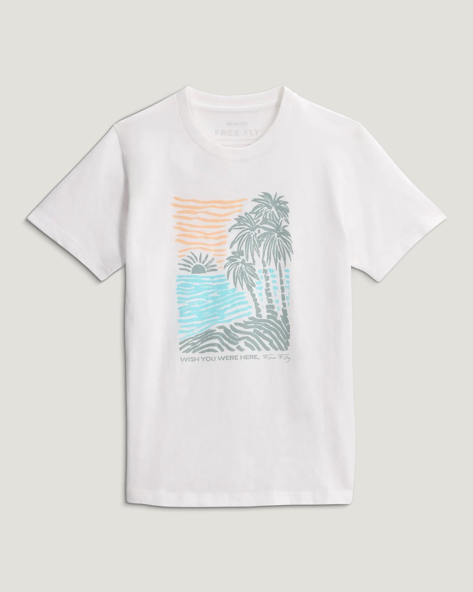 Free Fly Youth Wish You Were Here Tee | Bright White
