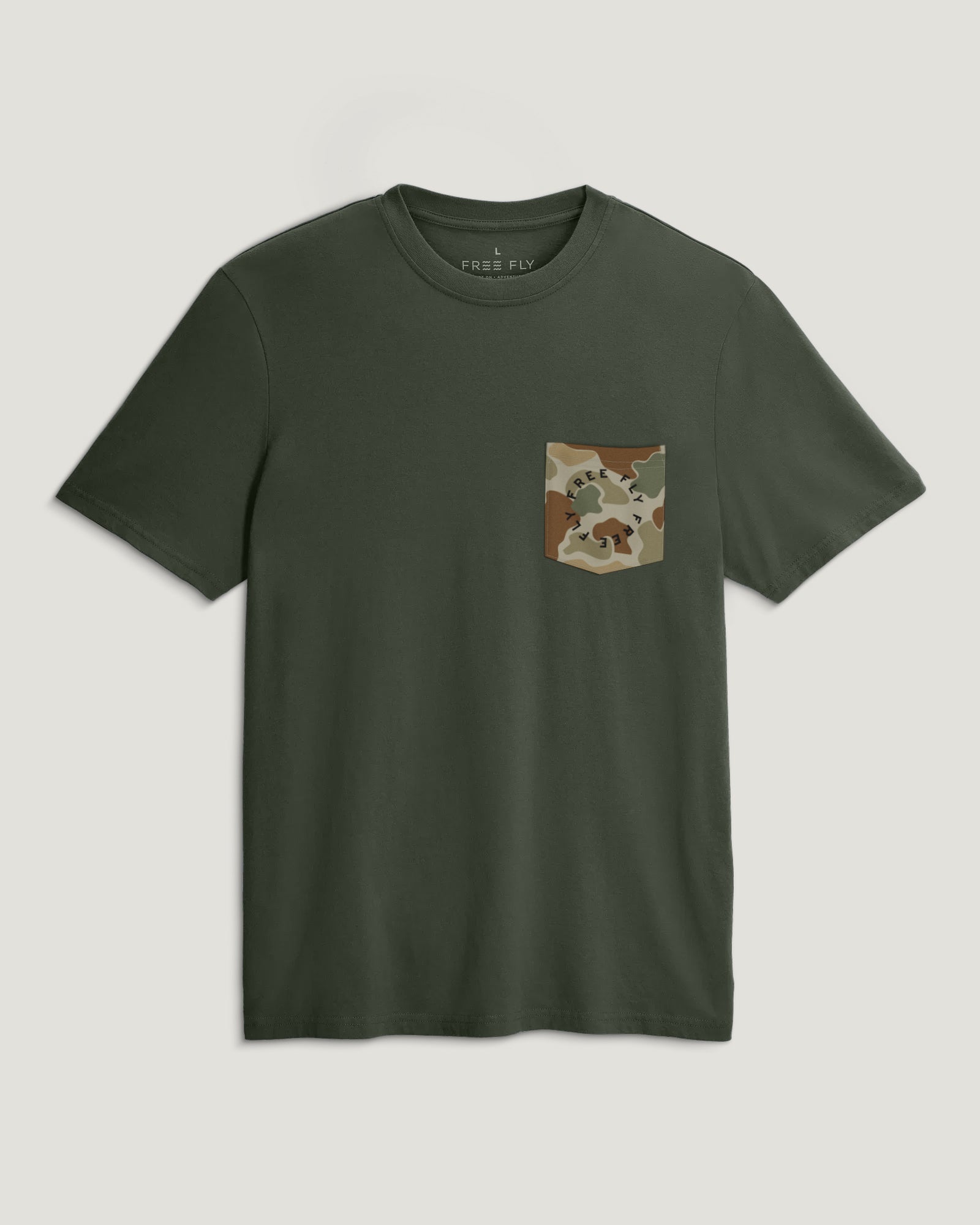 Free Fly Men's Target Species Pocket Tee | Dark Forest