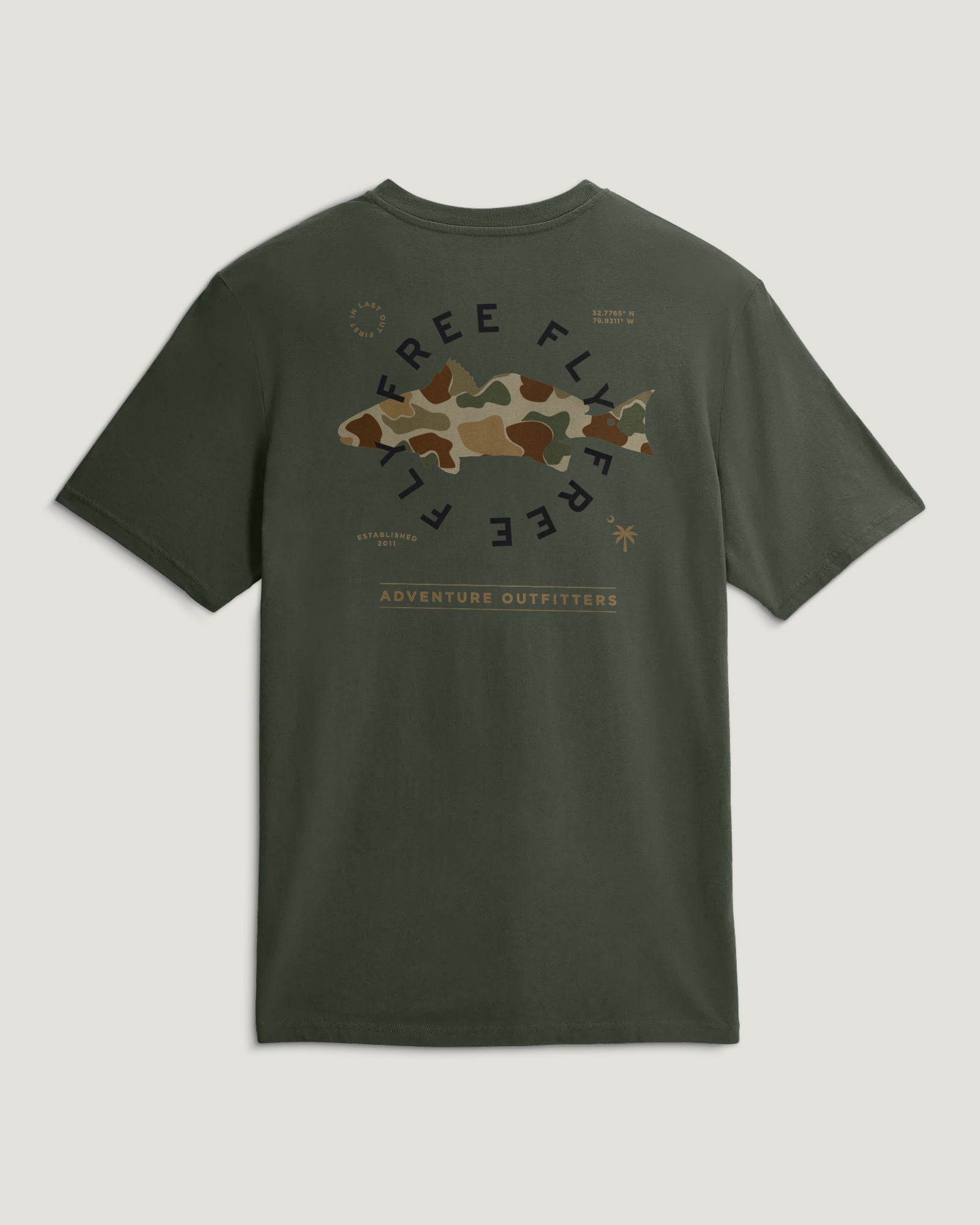 Free Fly Men's Target Species Pocket Tee | Dark Forest