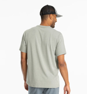 Free Fly Men's Bamboo Flex Pocket Tee | Agave Green