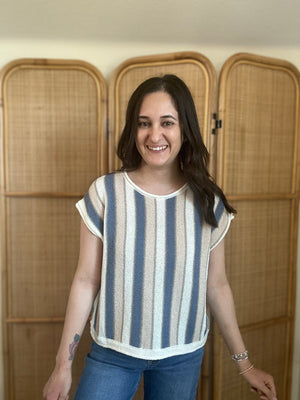 Beachy Vibe Stripe Top