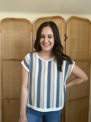 Beachy Vibe Stripe Top