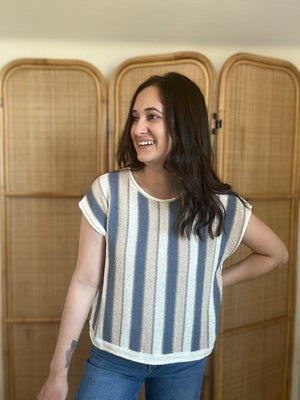 Beachy Vibe Stripe Top