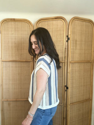 Beachy Vibe Stripe Top