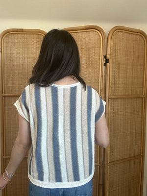 Beachy Vibe Stripe Top