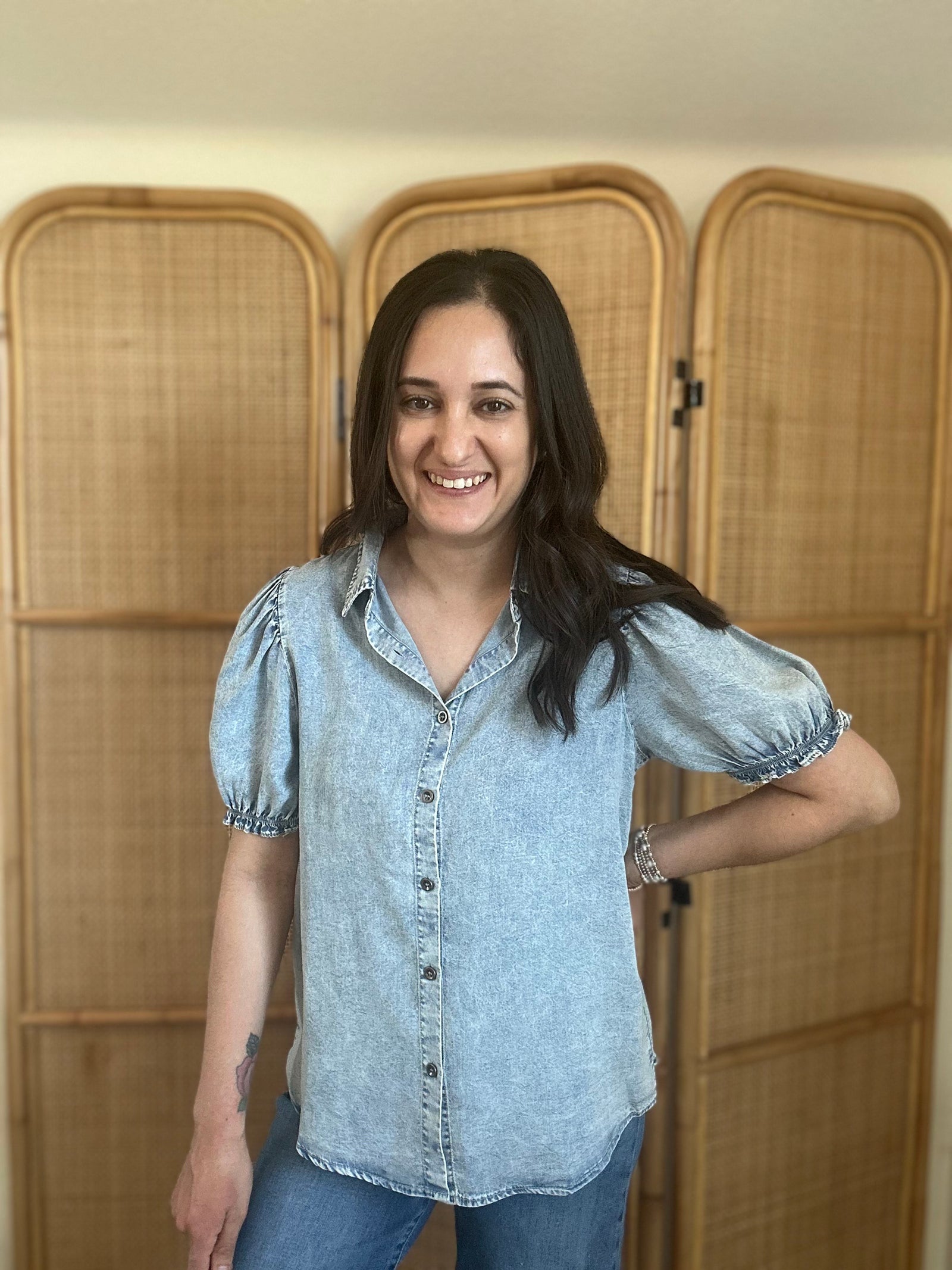 Dodie Top | Lt. Denim