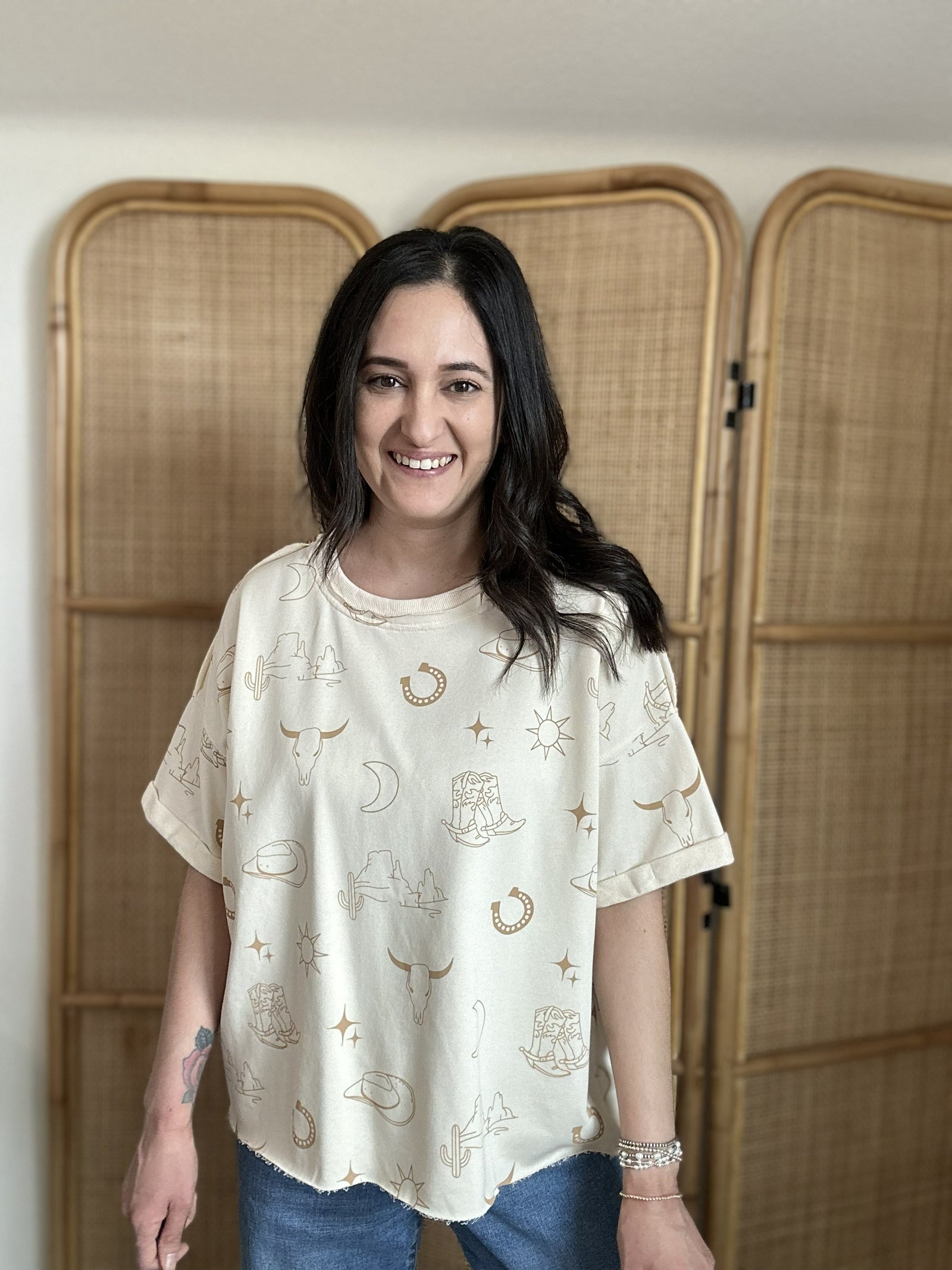 All Things Cowgirl Top