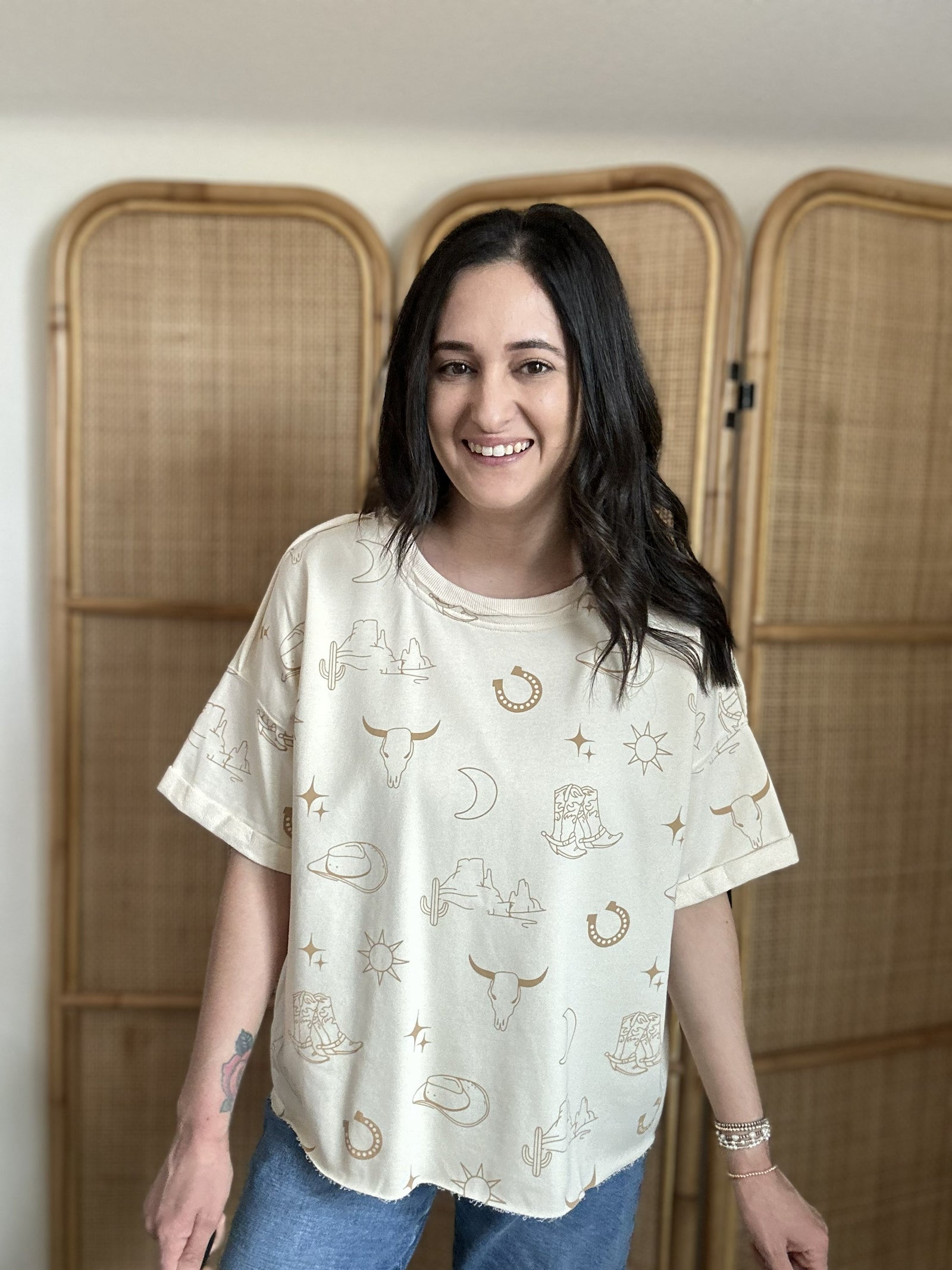 All Things Cowgirl Top