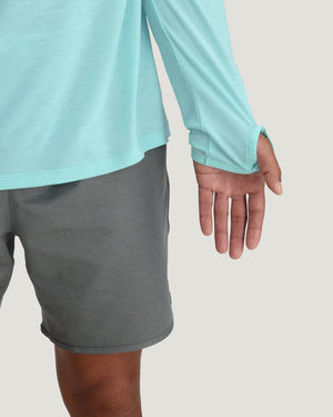 Free Fly Men's Bamboo Lightweight Hoodie | Bahama Blue
