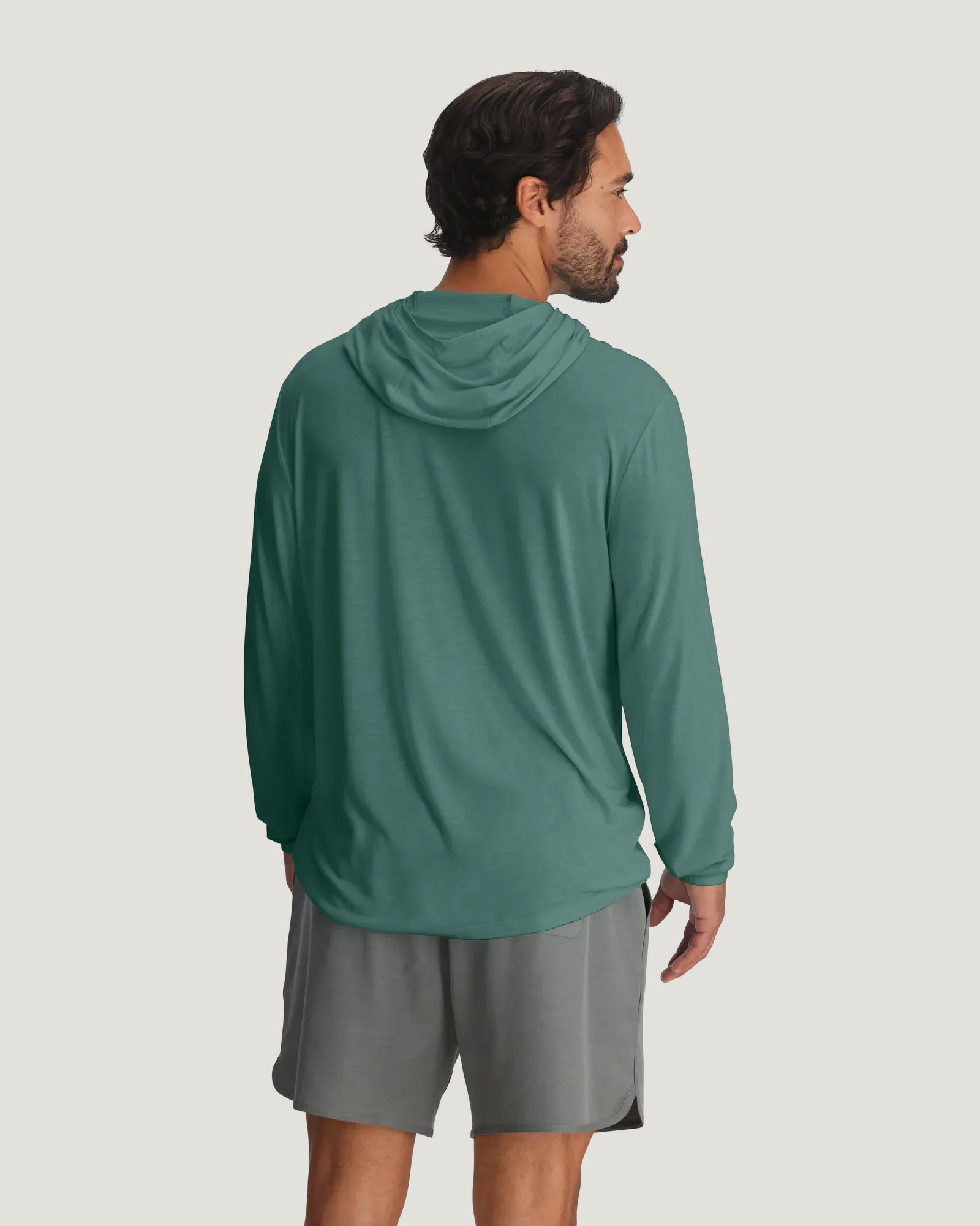 Free Fly Men's Bamboo Lightweight Hoodie | Sea Pine