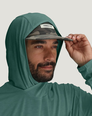 Free Fly Men's Bamboo Lightweight Hoodie | Sea Pine