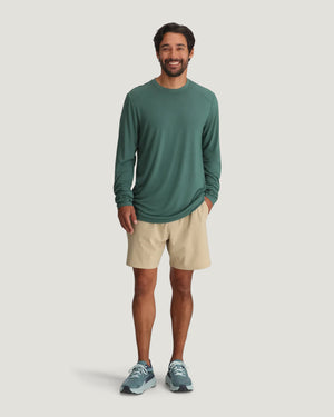 Free Fly Men's Bamboo Lightweight Long Sleeve | Sea Pine