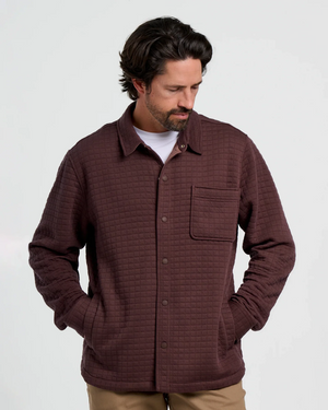Free Fly Men's Downvalley Overshirt | Chestnut