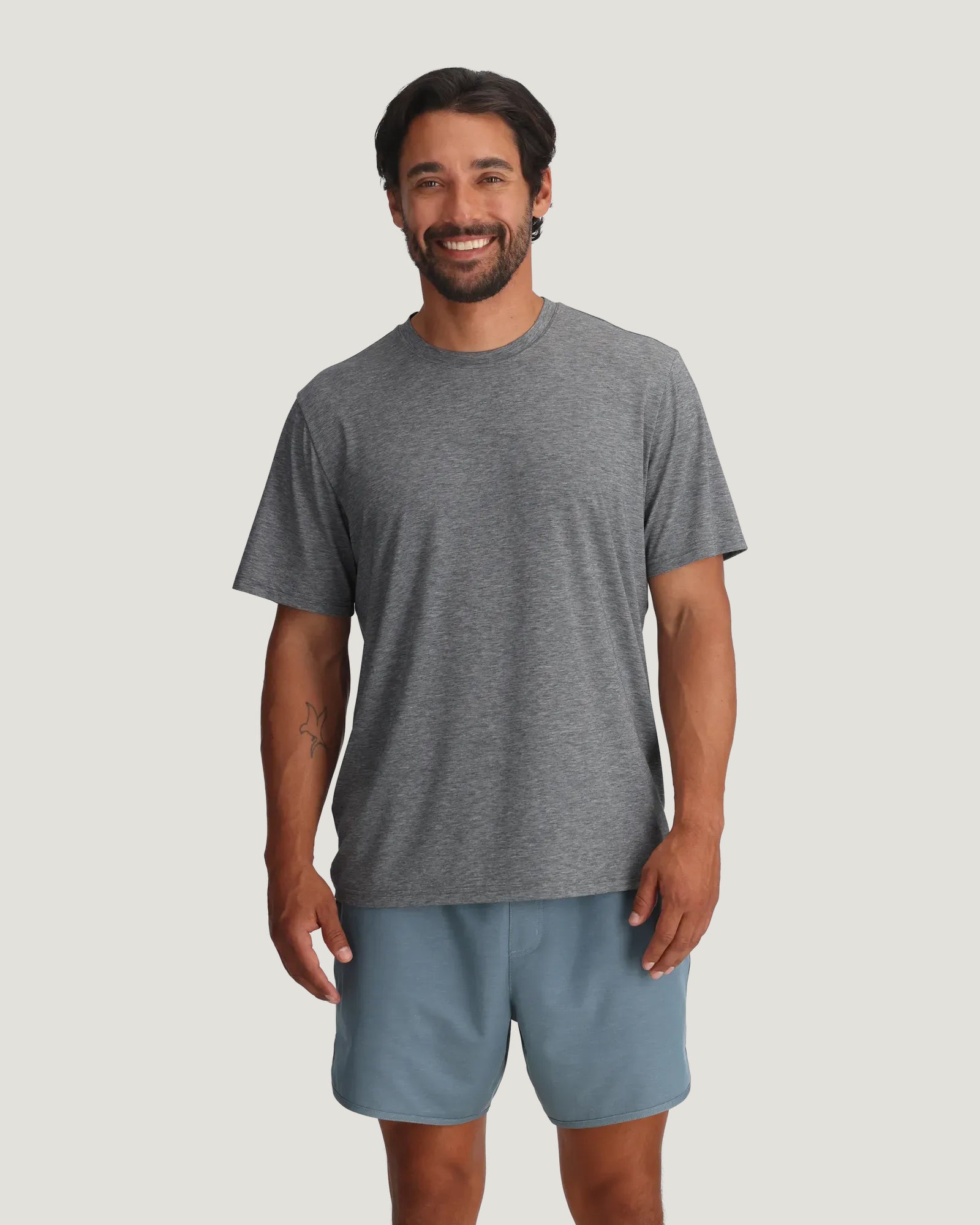 Free Fly Men's Elevate Lightweight Tee | Heather Grey