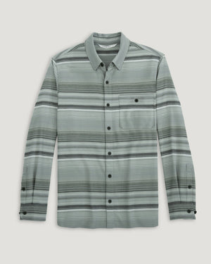 Free Fly Men's Seawool Flannel Shirt | Sagebrush Stripe