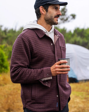 Free Fly Men's Downvalley Overshirt | Chestnut