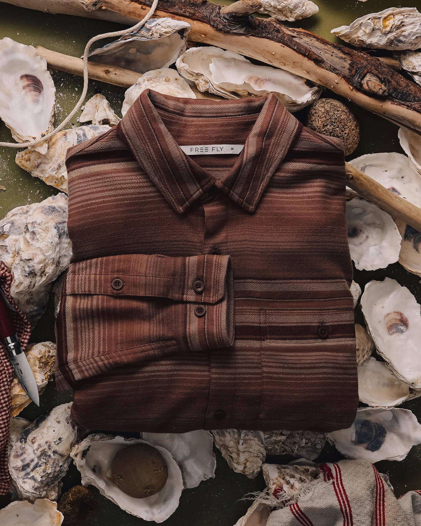 Free Fly Men's Seawool Flannel Shirt | Nutmeg