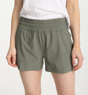 Free Fly Women's Pull On Breeze Shorts | Agave Green