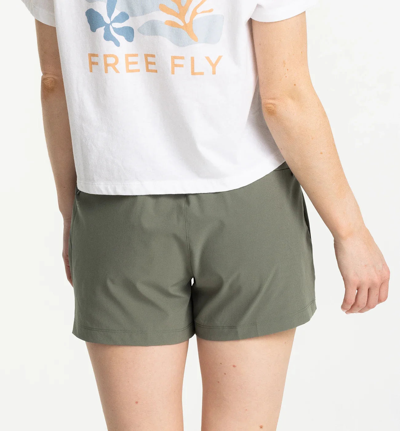 Free Fly Women's Pull On Breeze Shorts | Agave Green