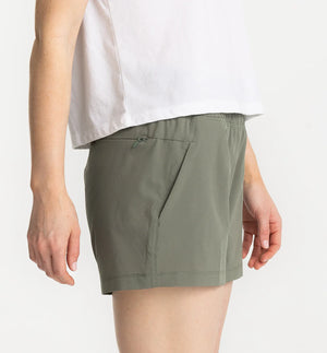 Free Fly Women's Pull On Breeze Shorts | Agave Green