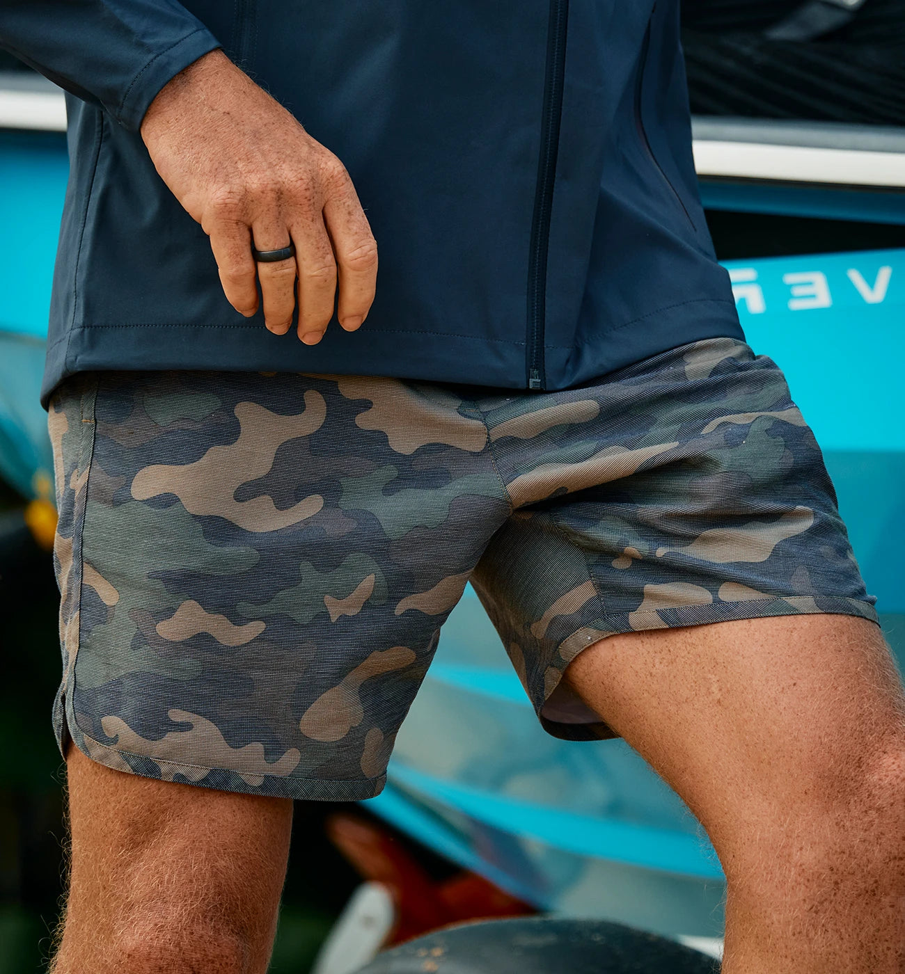 Free Fly Men's Reverb Short | Woodland Camo