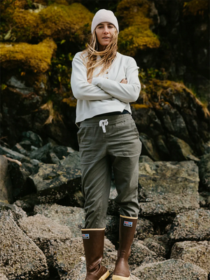 Free Fly Women's Pacifica Twill Pant | Smokey Olive