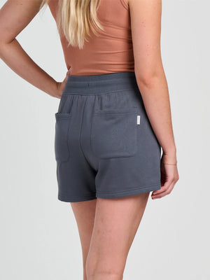 Free Fly Women's Bamboo Lightweight Fleece Short | Storm Cloud